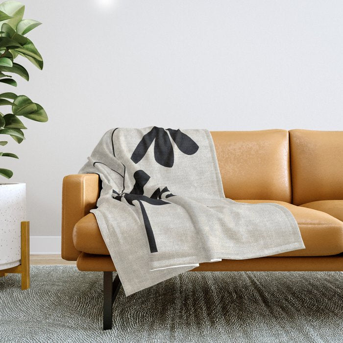 Bell Flower Throw Blanket Gallery Image 1