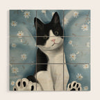 Paws and Petals Wood Wall Art Gallery Image 1