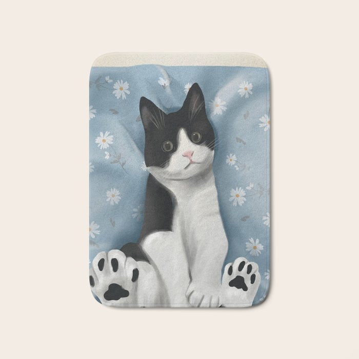 Paws and Petals Bath Mat Gallery Image 1