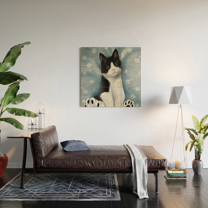 Paws and Petals Wood Wall Art Gallery Image 2