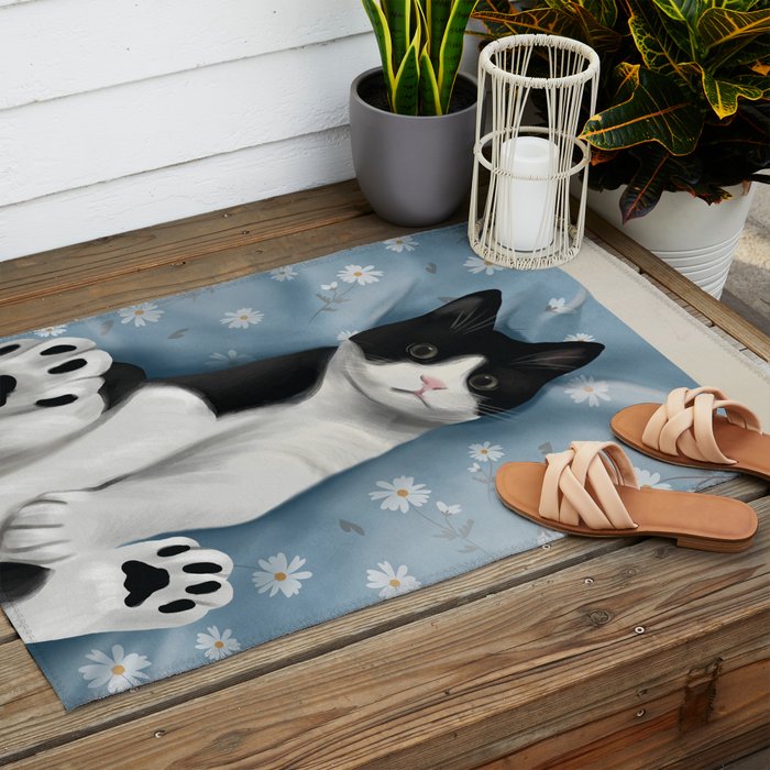Paws and Petals Outdoor Rug Gallery Image 2