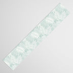 Palm Leaves . Soft Aqua Table Runner Gallery Image 3