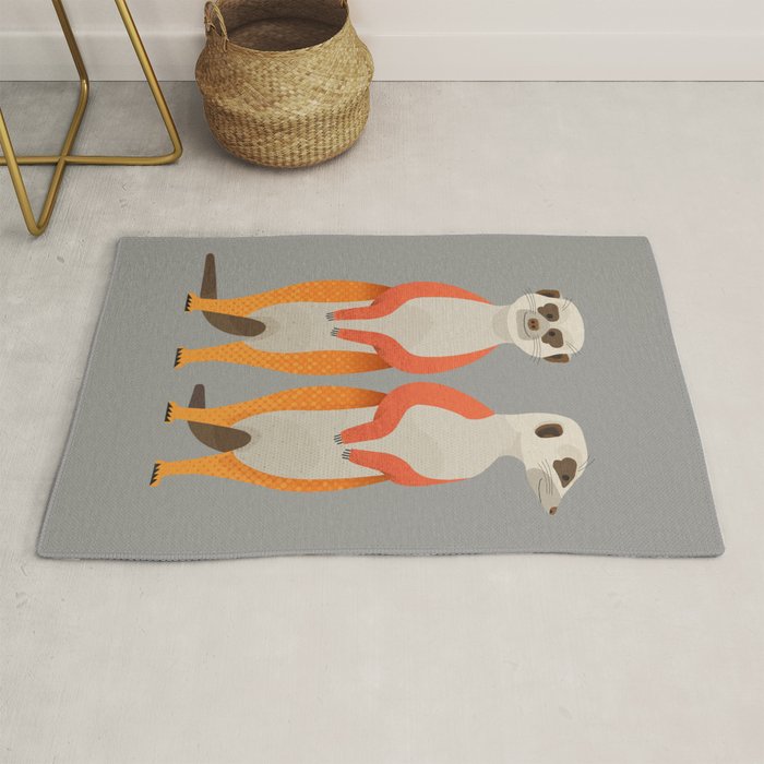Whimsy Meerkats Rug Gallery Image 1