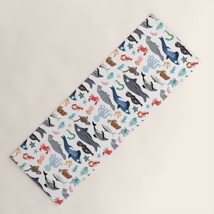 Sea Change: Ocean Animals Yoga Mat Gallery Image 1