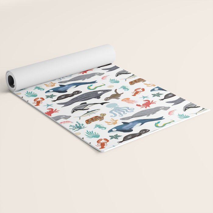 Sea Change: Ocean Animals Yoga Mat Gallery Image 2