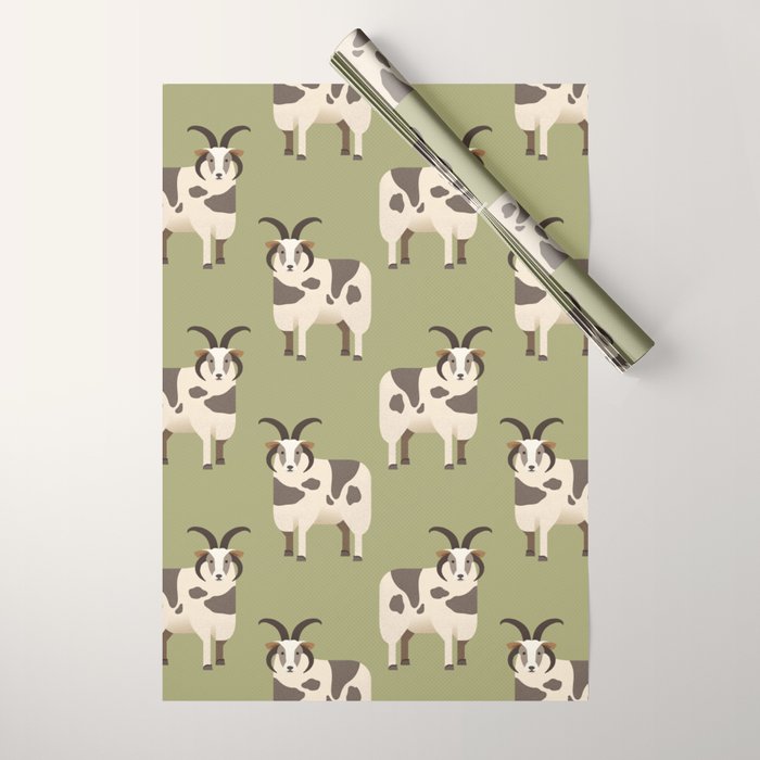 Whimsy Jacob Sheep Wrapping Paper Gallery Image 1