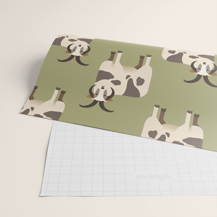 Whimsy Jacob Sheep Wrapping Paper Gallery Image 2