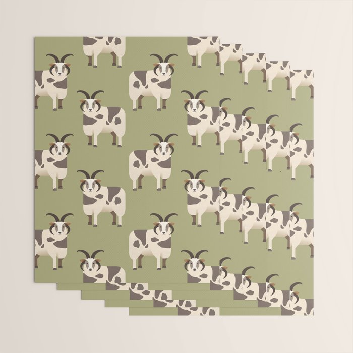 Whimsy Jacob Sheep Wrapping Paper Gallery Image 3