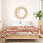 Dark Terracotta Geometric Design Artwork Duvet Cover Gallery Image 3