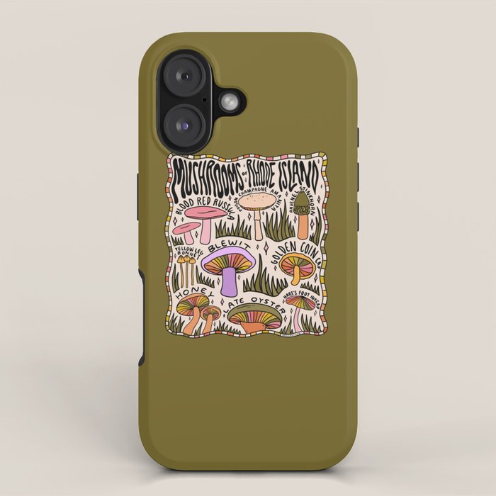 Mushrooms of Rhode Island iPhone Case Gallery Image 1