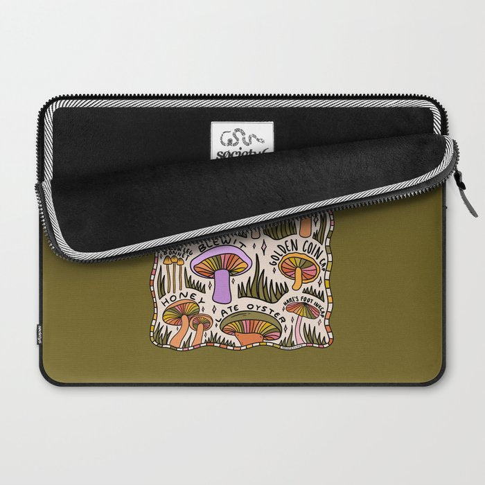 Mushrooms of Rhode Island Laptop Sleeve Gallery Image 2