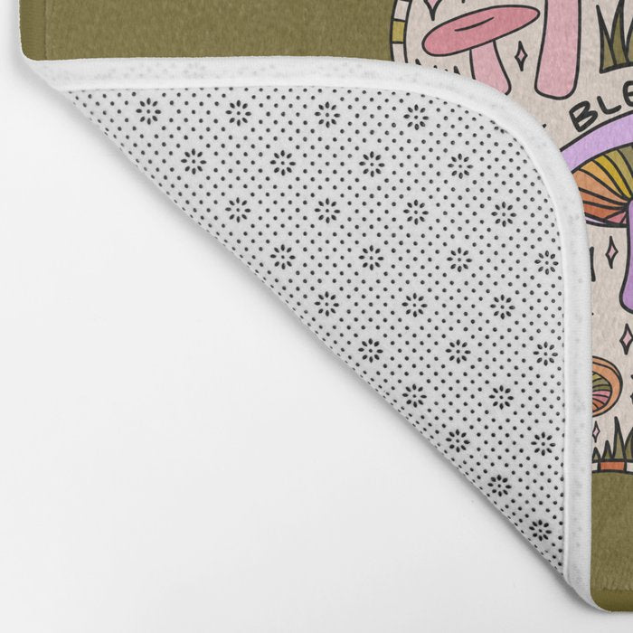 Mushrooms of Rhode Island Bath Mat Gallery Image 2