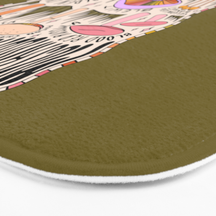 Mushrooms of Rhode Island Bath Mat Gallery Image 3