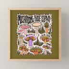 Mushrooms of Rhode Island Mini Art Print Gallery Image 1