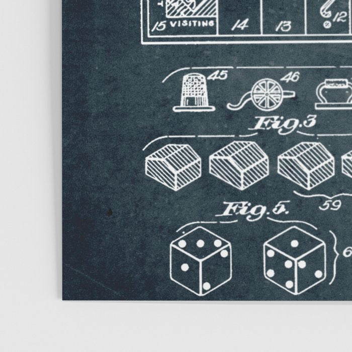 1935 - Board game apparatus (Monopoly) Poster Gallery Image 3