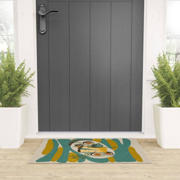 Modern Fig Still Life Welcome Mat Gallery Image 3