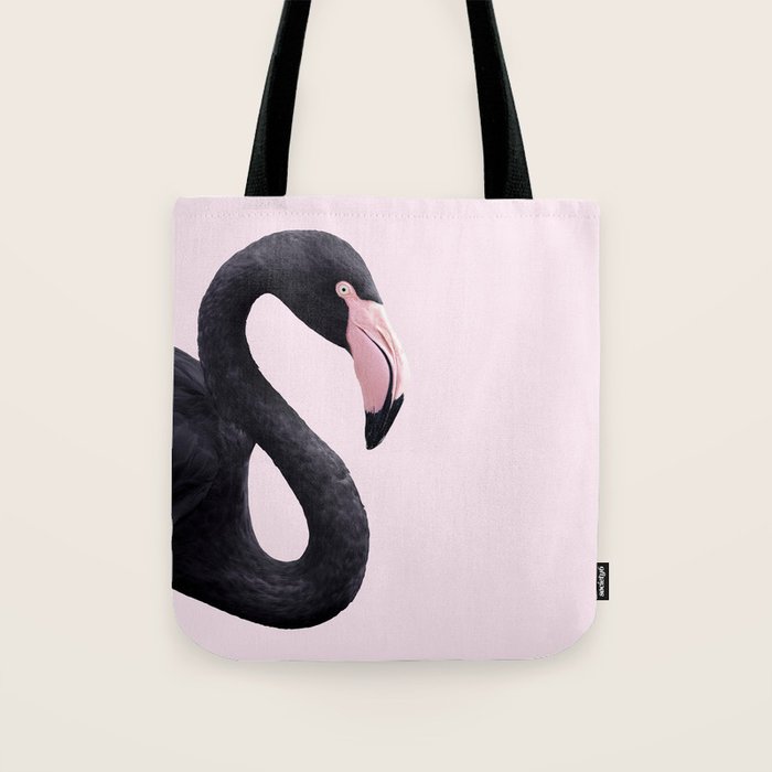 BLACK FLAMINGO Tote Bag Gallery Image 1