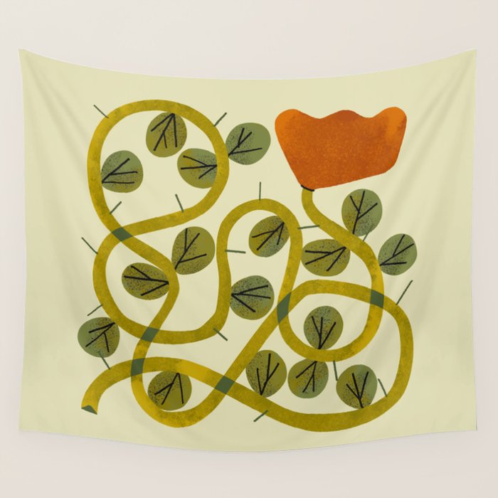 Bramble Rose Wall Tapestry Gallery Image 4