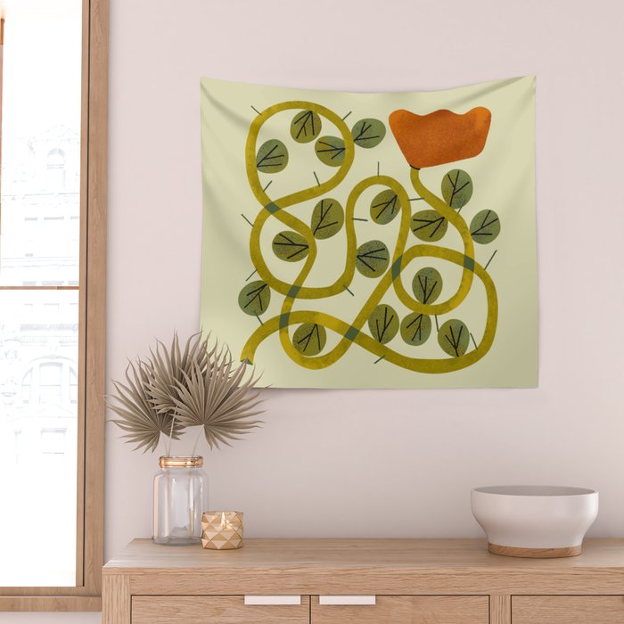 Bramble Rose Wall Tapestry Gallery Image 2