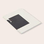 Black & White Minimalist Abstract Shapes Patterns Black Ink Painting Notebook Gallery Image 2