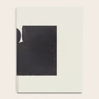 Black & White Minimalist Abstract Shapes Patterns Black Ink Painting Notebook Gallery Image 4