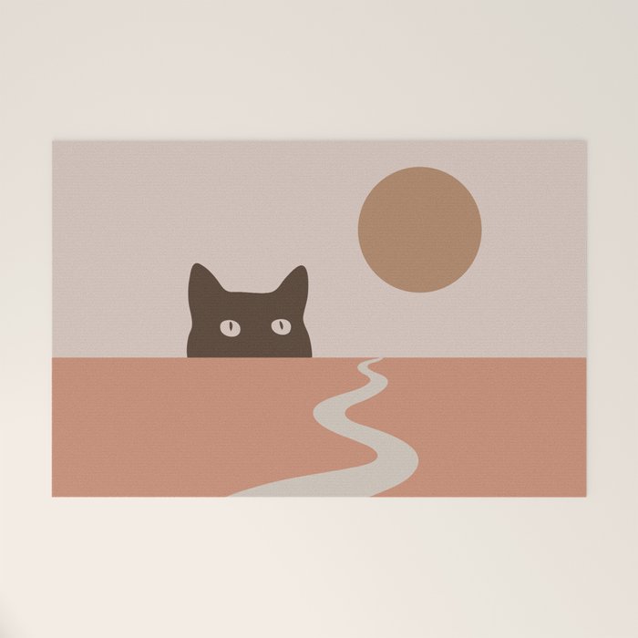 Cat Landscape 16 Welcome Mat Gallery Image 1