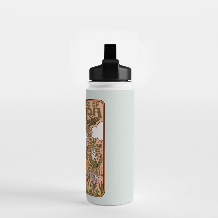 Florida Wildflowers Water Bottle Gallery Image 2