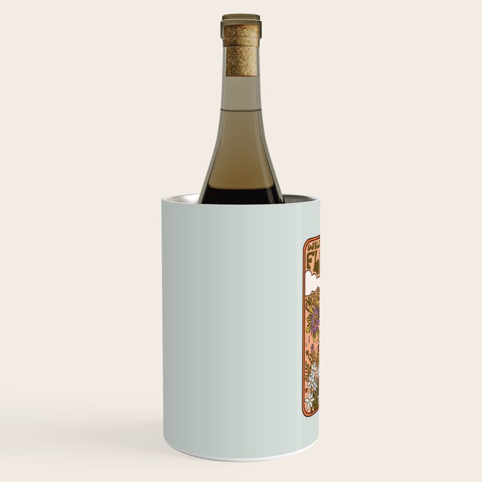 Florida Wildflowers Wine Chiller Gallery Image 2
