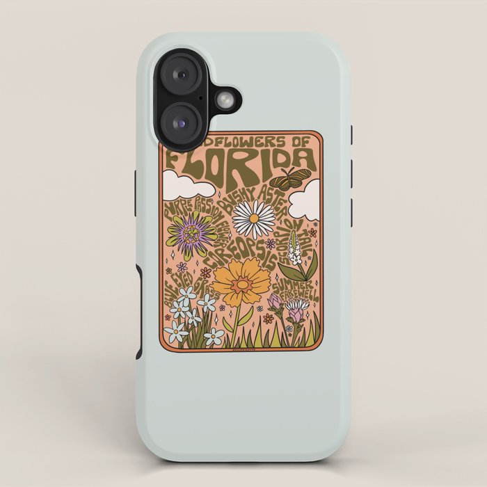 Florida Wildflowers iPhone Case Gallery Image 1