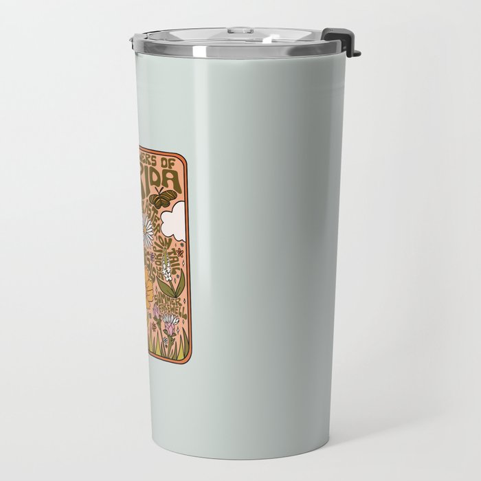 Florida Wildflowers Travel Mug Gallery Image 2