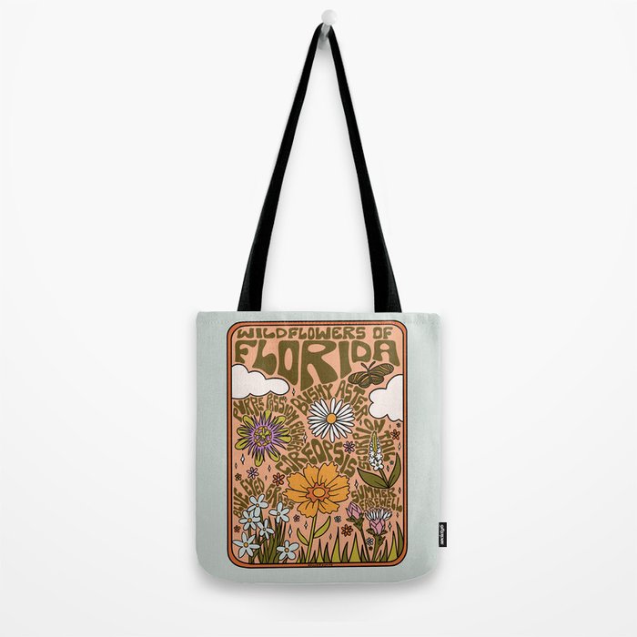 Florida Wildflowers Tote Bag Gallery Image 2