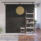 Moon Reflection on Quiet Ocean Wall Mural Gallery Image 1