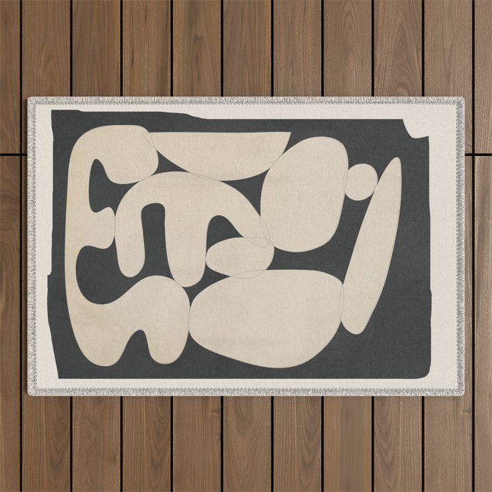 Modern Abstract Art 25 Outdoor Rug Gallery Image 1