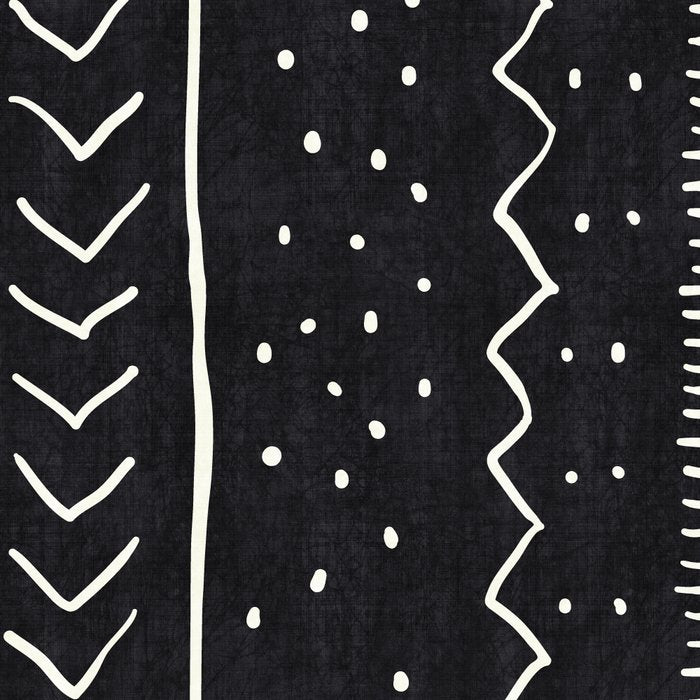 Cute Geometric Stripe in Black and White Coffee Mug Gallery Image 2