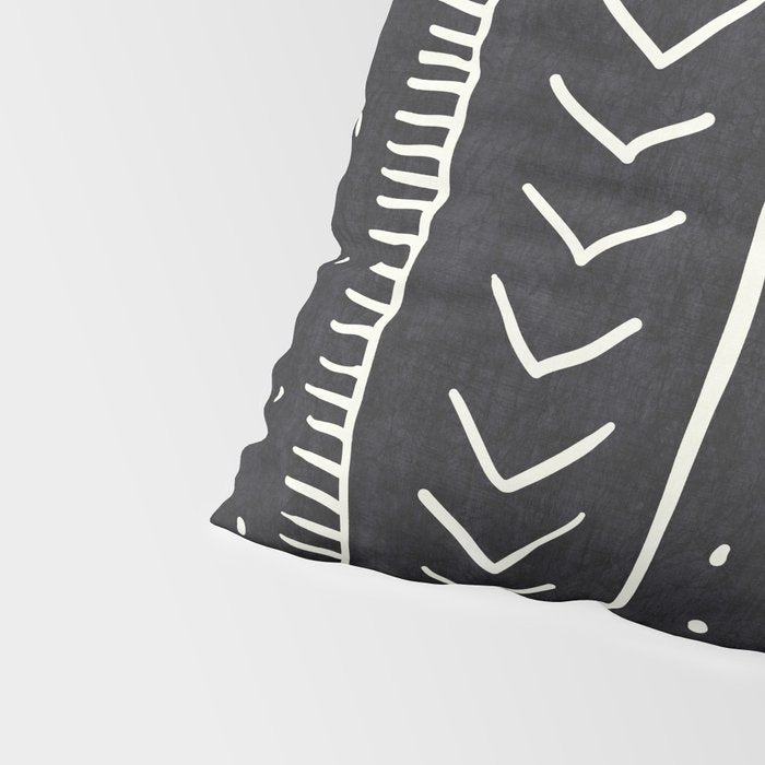 Cute Geometric Stripe in Black and White Pillow Sham Gallery Image 4