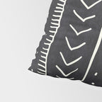Cute Geometric Stripe in Black and White Pillow Sham Gallery Image 4