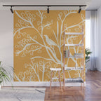Birds on Branches 03 Wall Mural Gallery Image 1