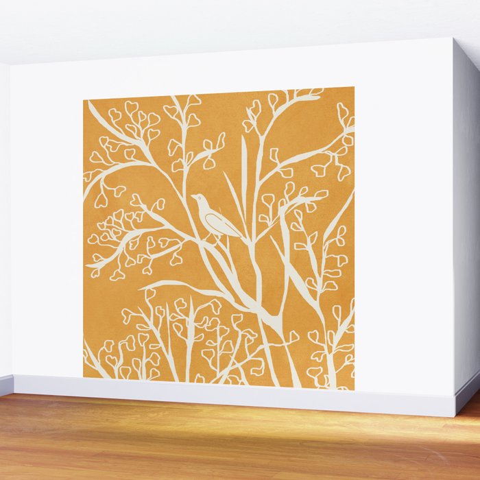 Birds on Branches 03 Wall Mural Gallery Image 2