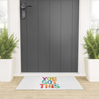 You Got This Rainbow Watercolor Welcome Mat Gallery Image 3
