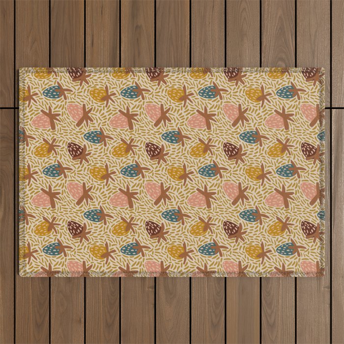 Strawberries Outdoor Rug Gallery Image 1