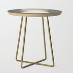Half Circle 3 - Grey Texture Side Table Gallery Image 1