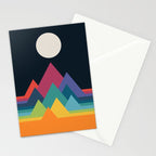Whimsical Mountains Stationery Card Gallery Image 2