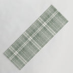 fall plaid - sage Yoga Mat Gallery Image 1