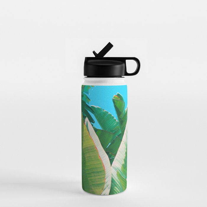 Pop Art Banana Leaf Water Bottle Gallery Image 1