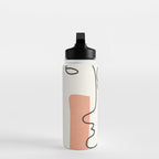 Abstract Faces 31 Water Bottle Gallery Image 3