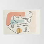 Abstract Faces 31 Rug Gallery Image 2