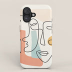 Abstract Faces 31 iPhone Case Gallery Image 1