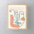 Abstract Faces 31 Mini Art Print Gallery Image 1
