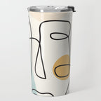 Abstract Faces 31 Travel Mug Gallery Image 2