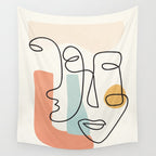 Abstract Faces 31 Wall Tapestry Gallery Image 4